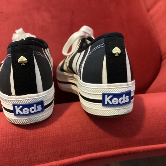 Striped shoe bundle Kate Spate Keds Size 6 and Vans size 6.5 - Picture 5 of 13